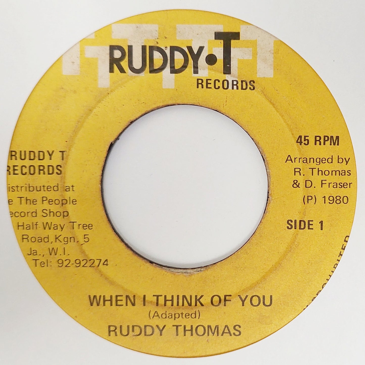 Ruddy Thomas - When I Think Of You