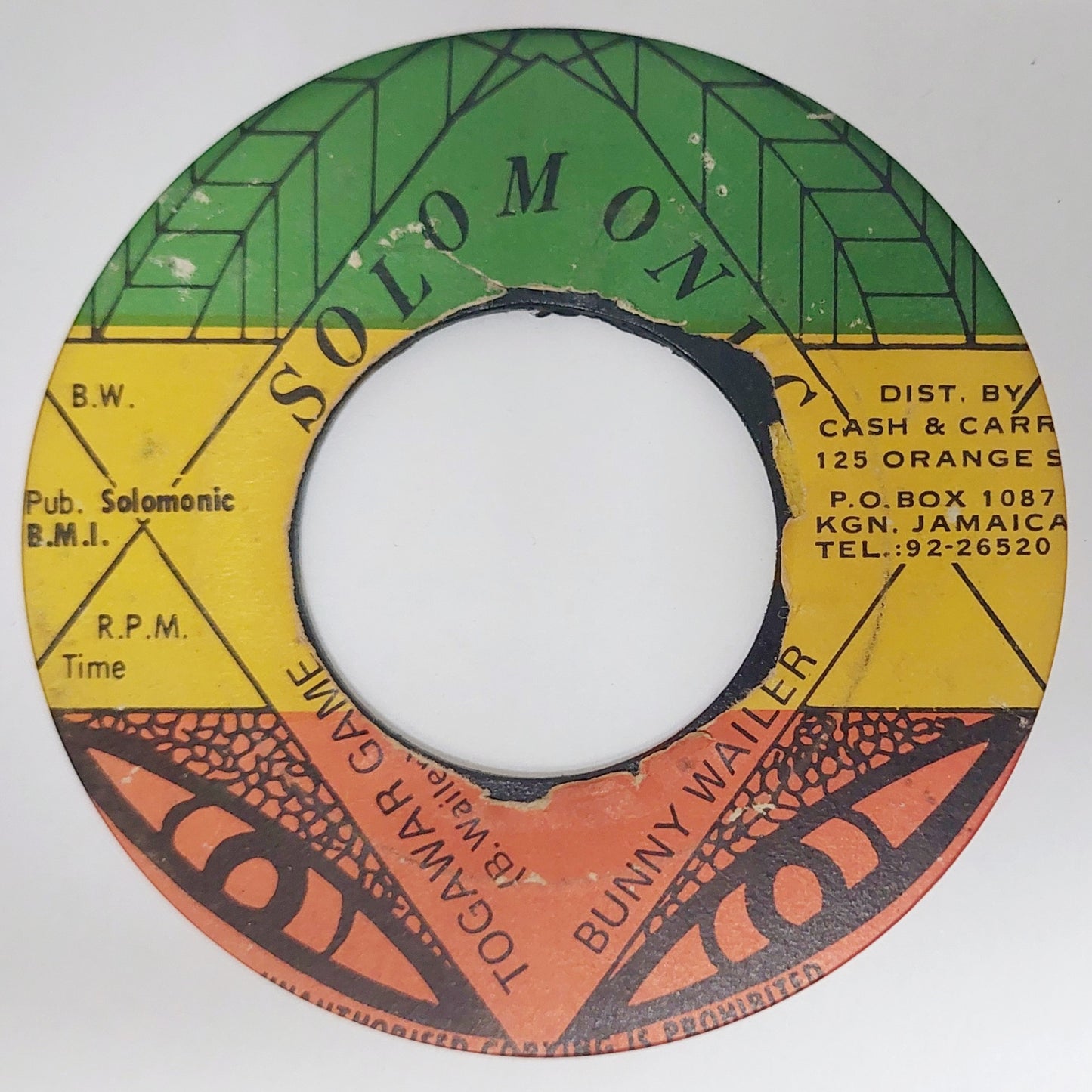 Bunny Wailer - Togawar Game / Crucial