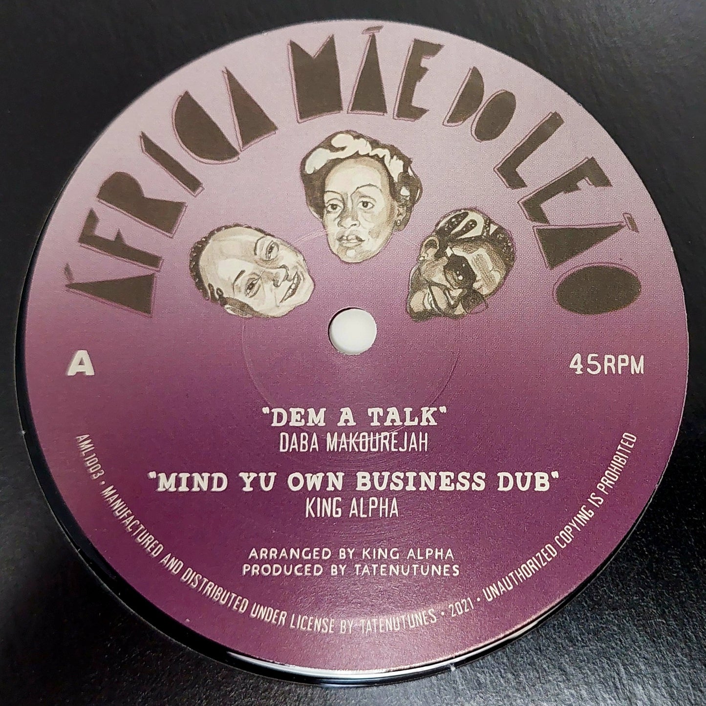 Daba Makourejah / King Alpha - Dem A Talk / Mind Yu Own Business Dub