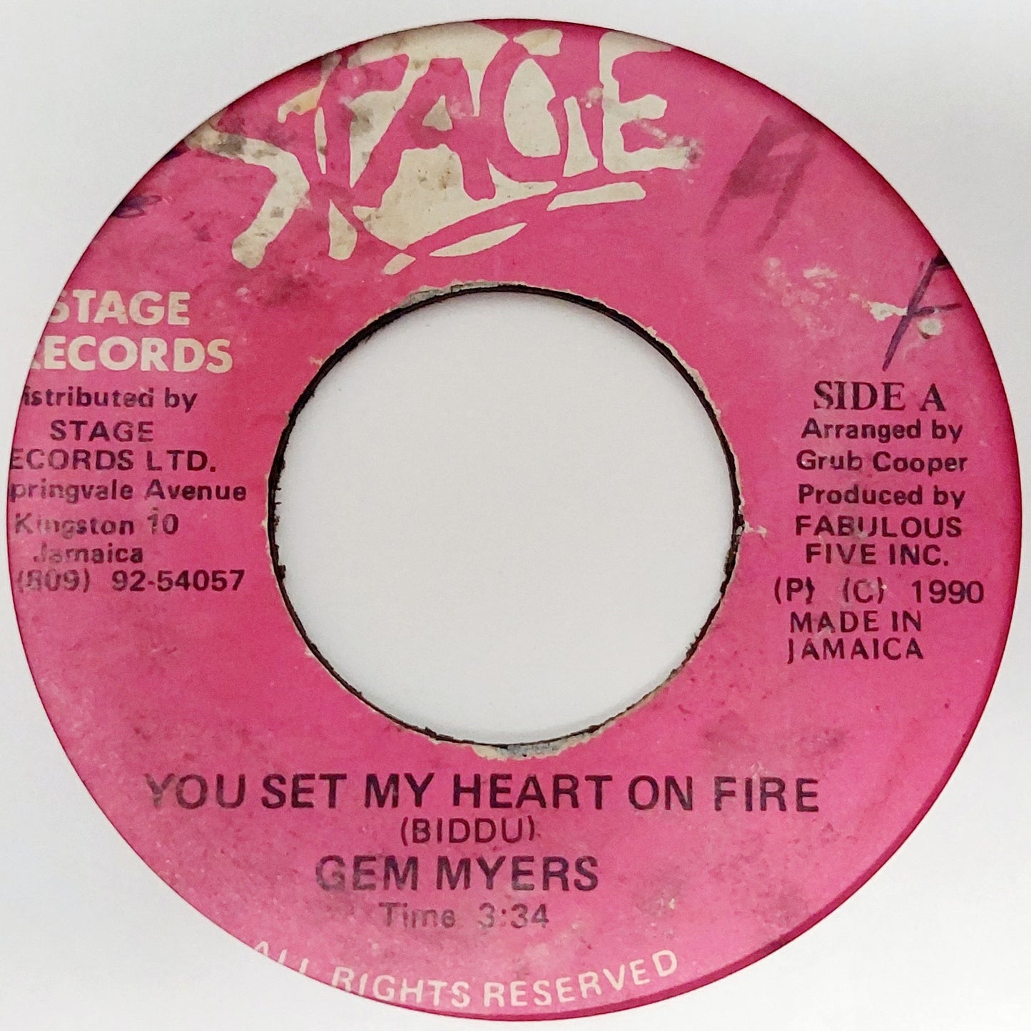 Gem Myers - You Set My Heart On Fire