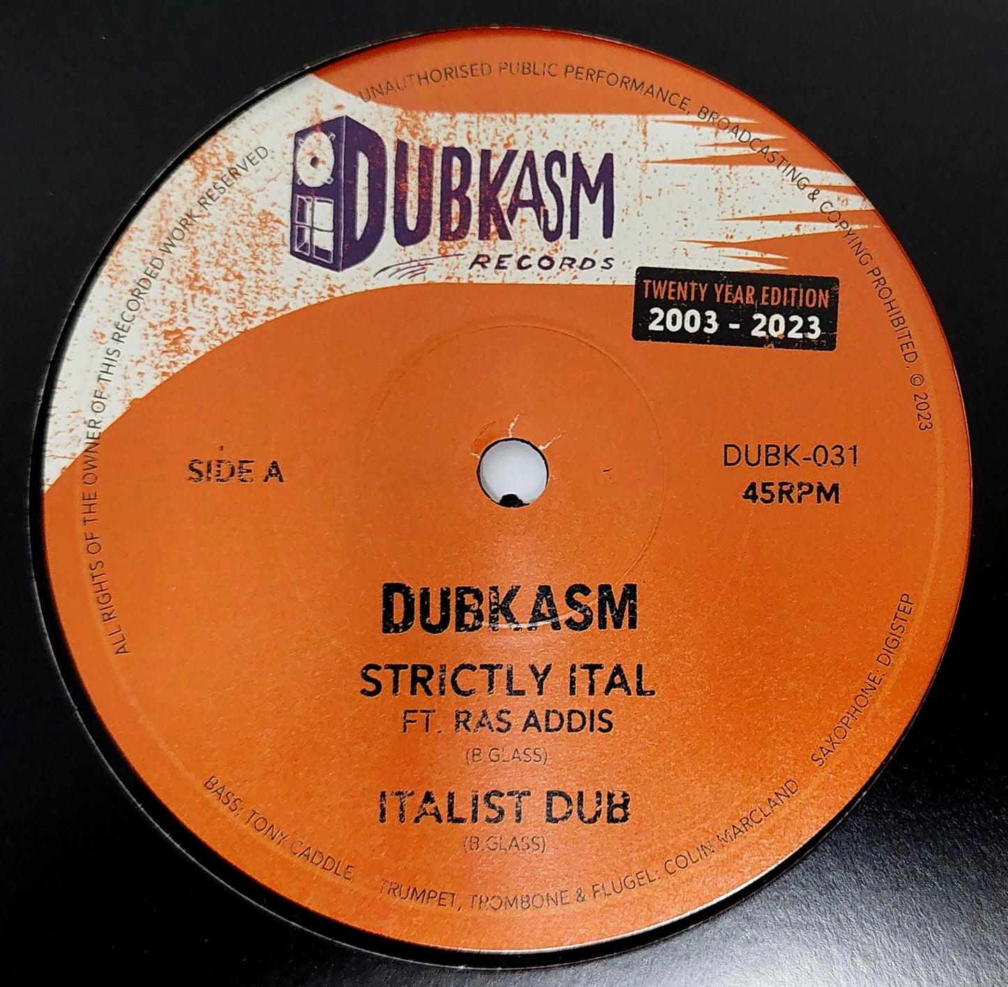 Dubkasm - Hornsman Trod / Strictly Ital