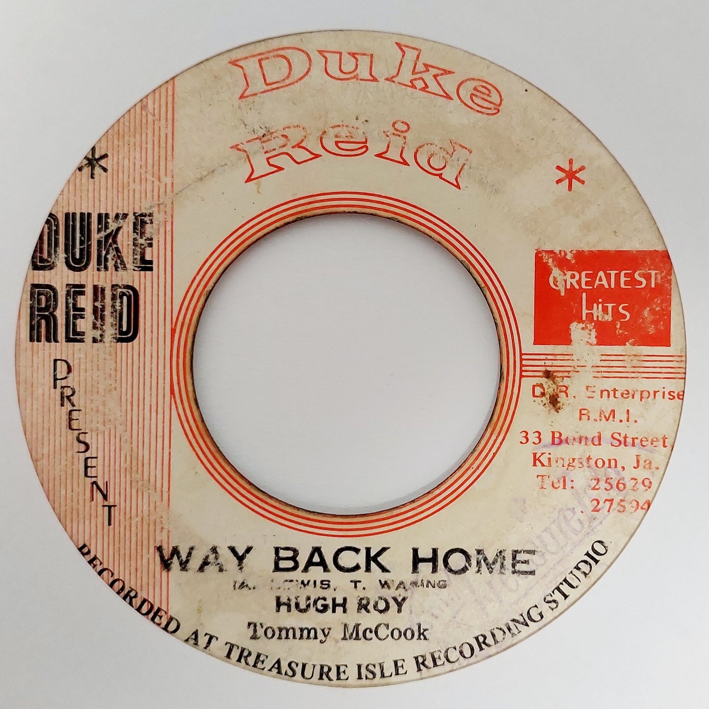 Hugh Roy With Tommy McCook - Behold / Way Back Home