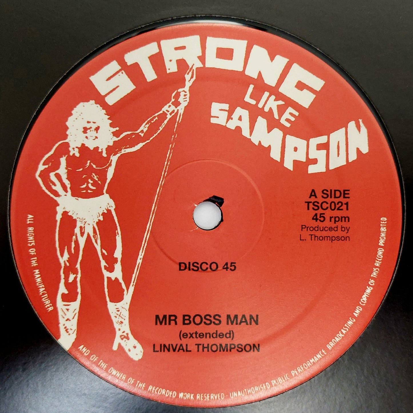 Linval Thompson / Ranking Trevor - Mr Boss Man / Stop Pushing Me Around