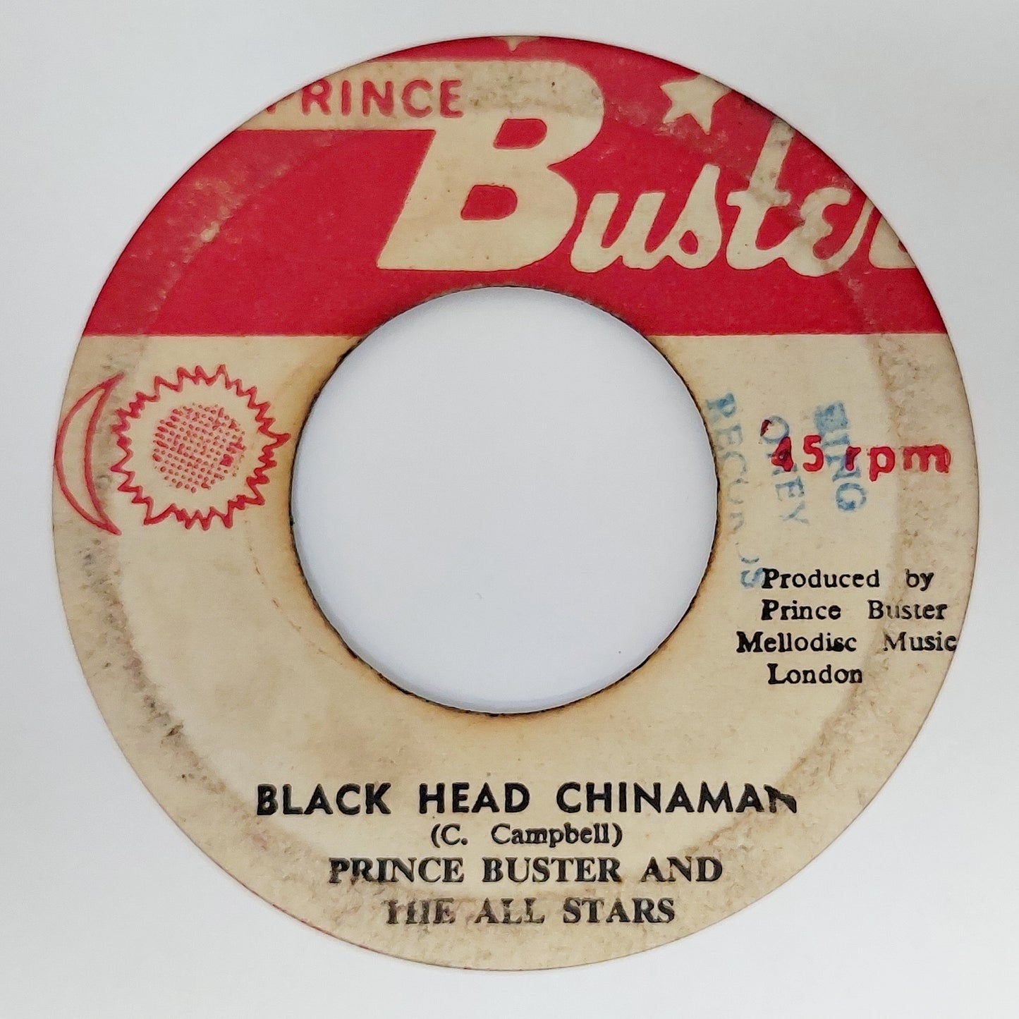Prince Buster And The All Stars - Black Head Chinaman / My Ticket