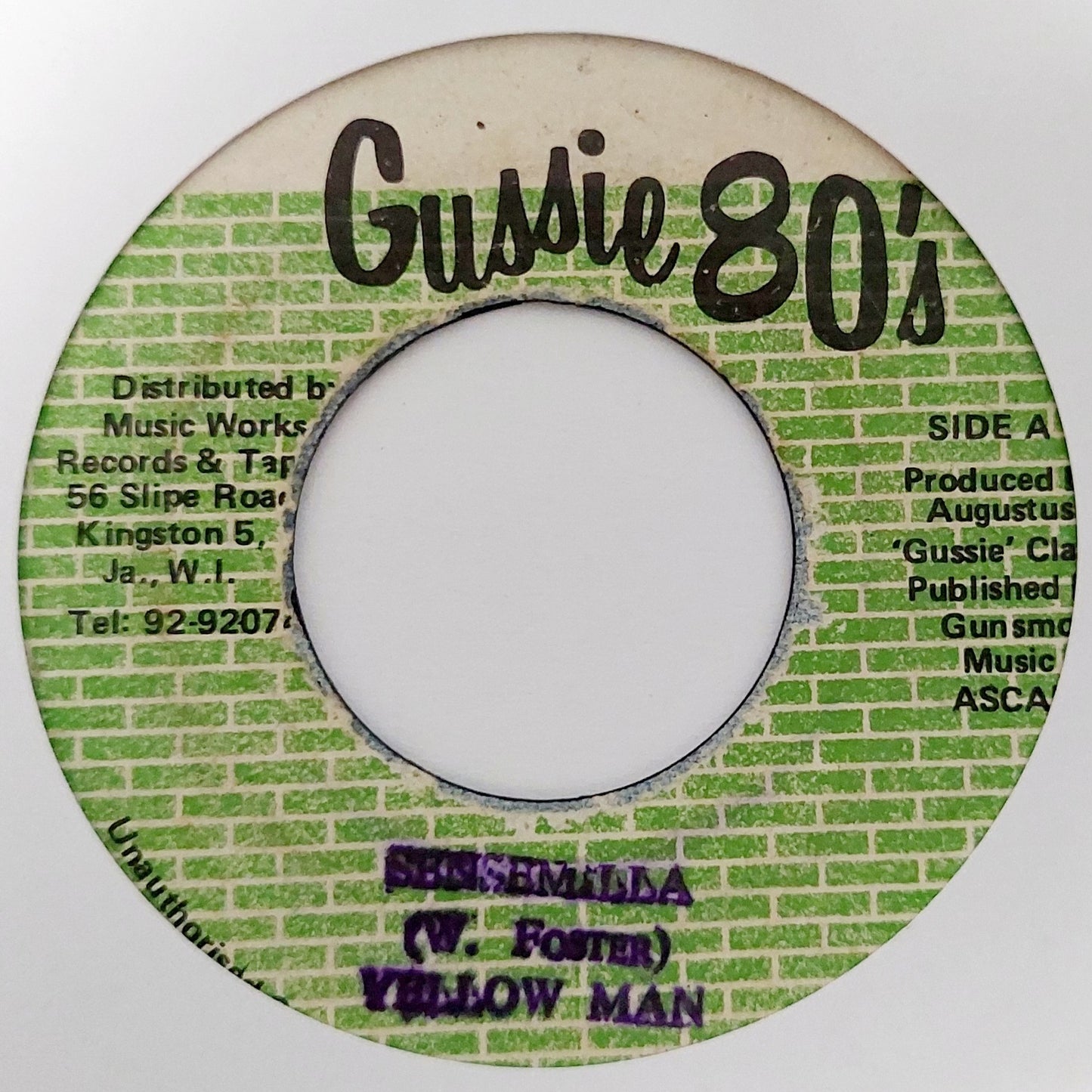 Yellow Man - Sensemilla
