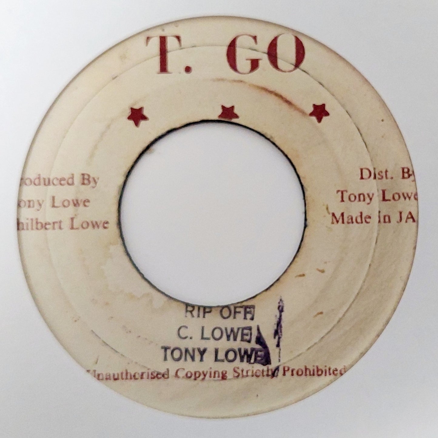 Tony Lowe - Rip Off