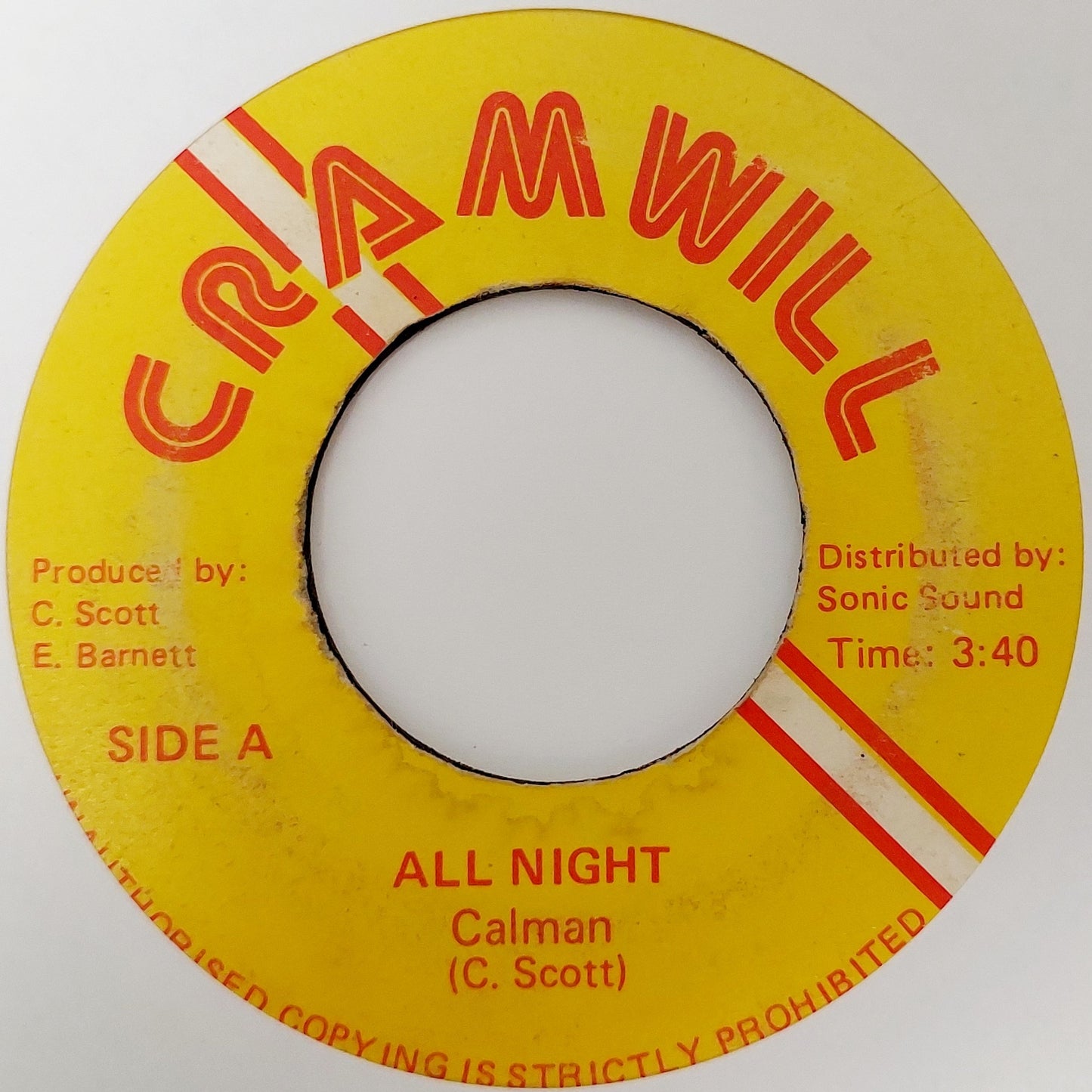 Calman - All Night