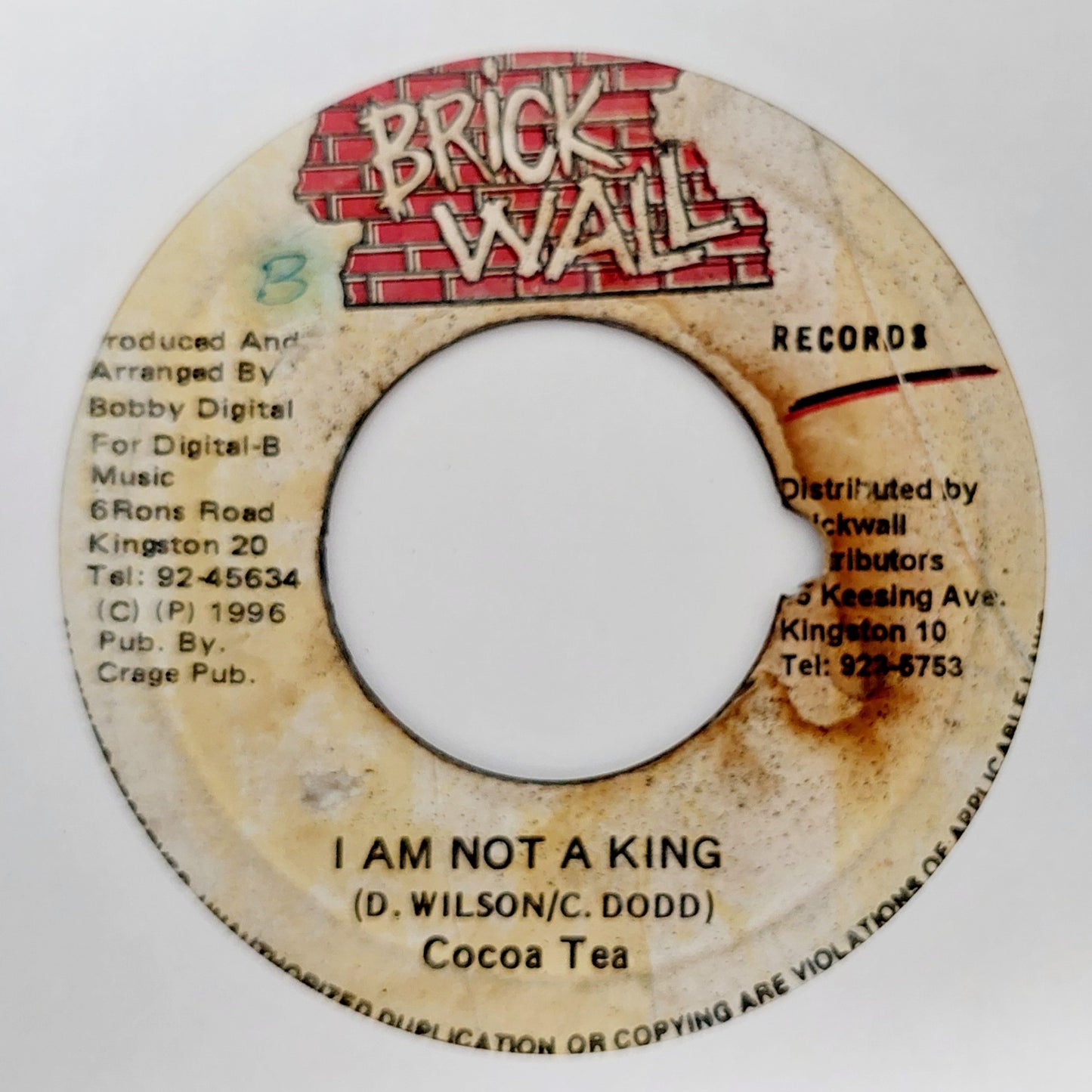 Cocoa Tea - I'm Not A King