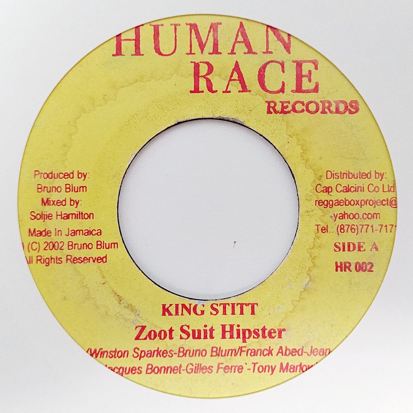 King Stitt / Bruno Blum - Zoot Suit Hipster / Zazie Et Le Zazou