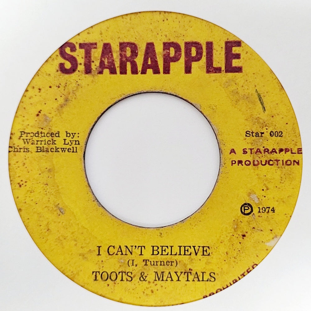 Toots & Maytals / Internationals - I Can't Believe / 5446 Version