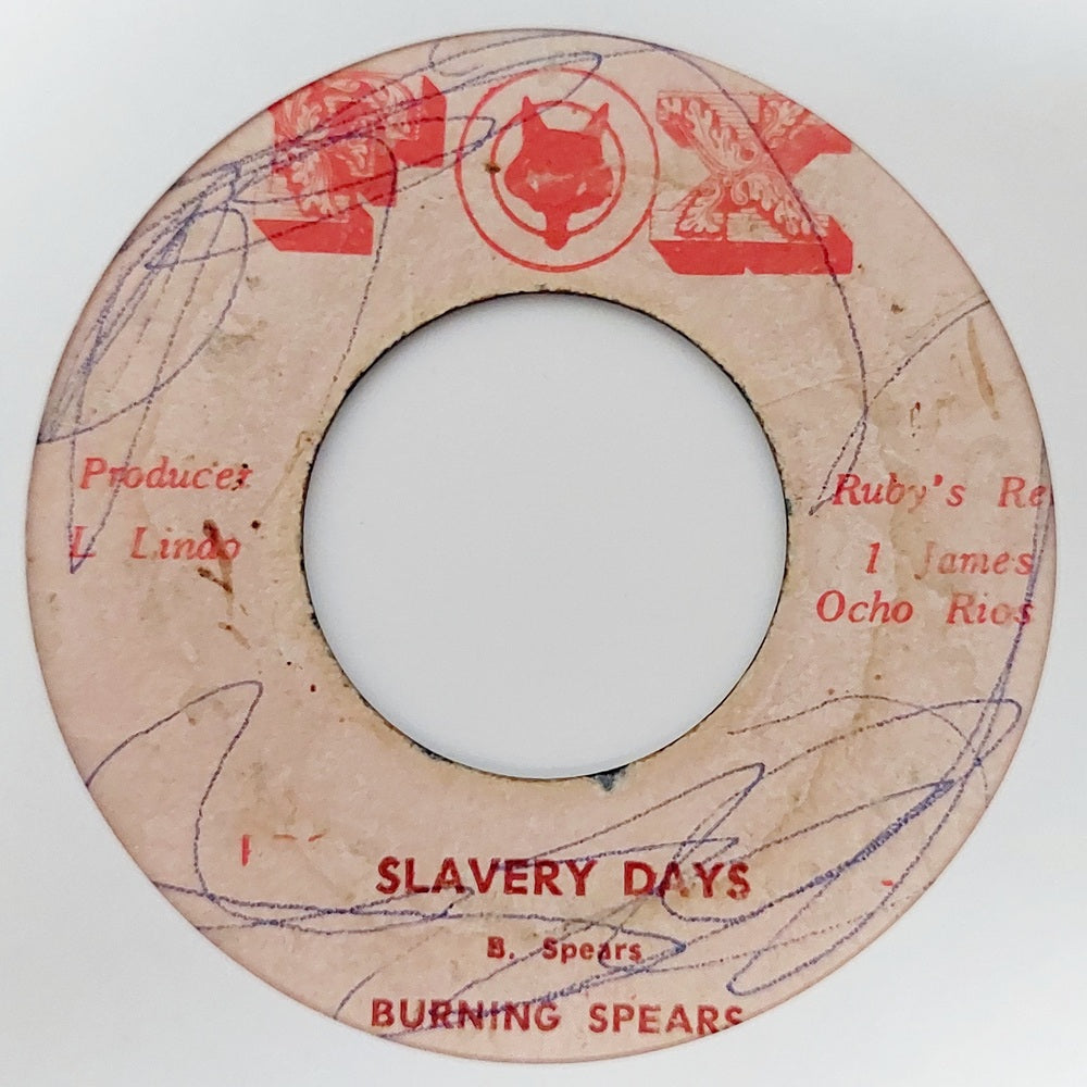 Burning Spears - Slavery Days
