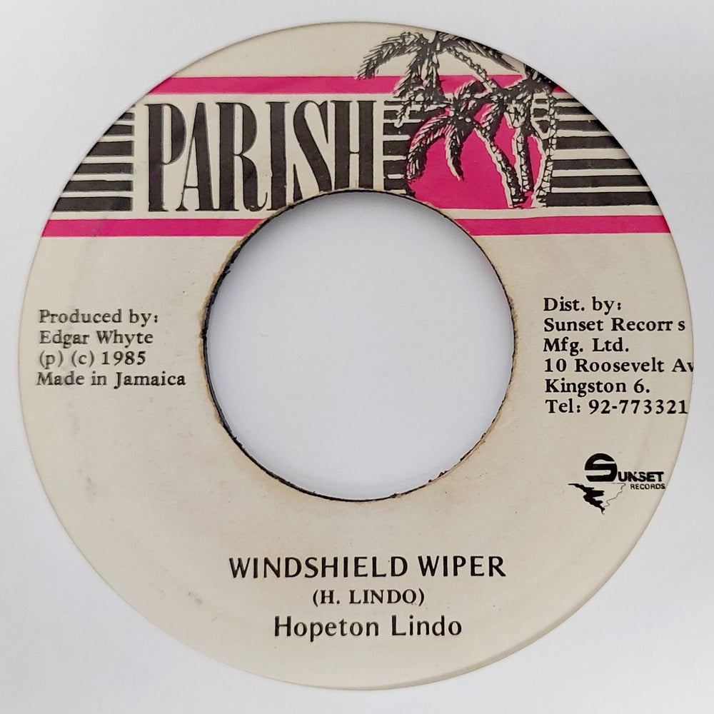 Hopeton Lindo - Windshield Wiper