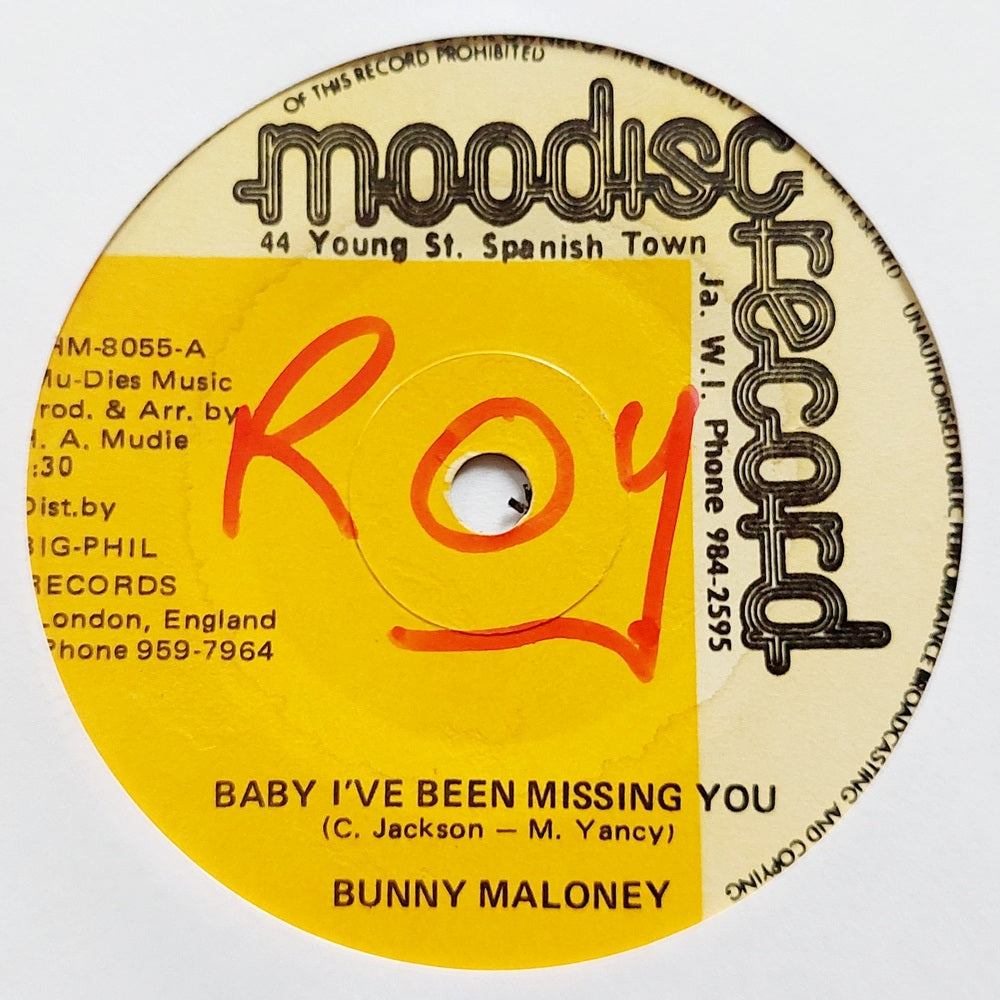 Bunny Maloney - Baby I've Been Missing You / Julia
