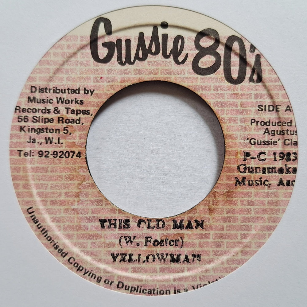Yellowman - This Old Man / Strictly Rub A Dub