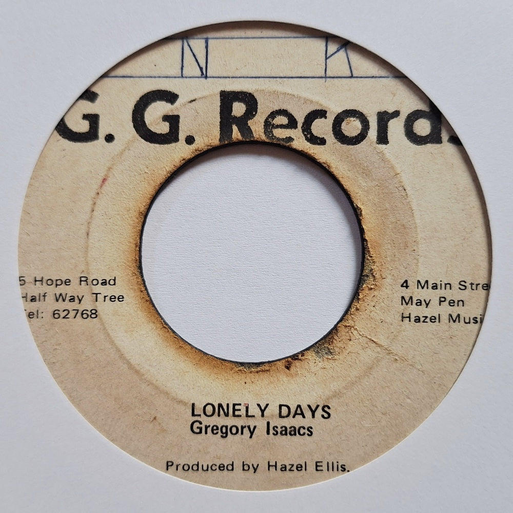 Gregory Isaacs / G.G. Allstars - Lonely Days / Lonely Dub