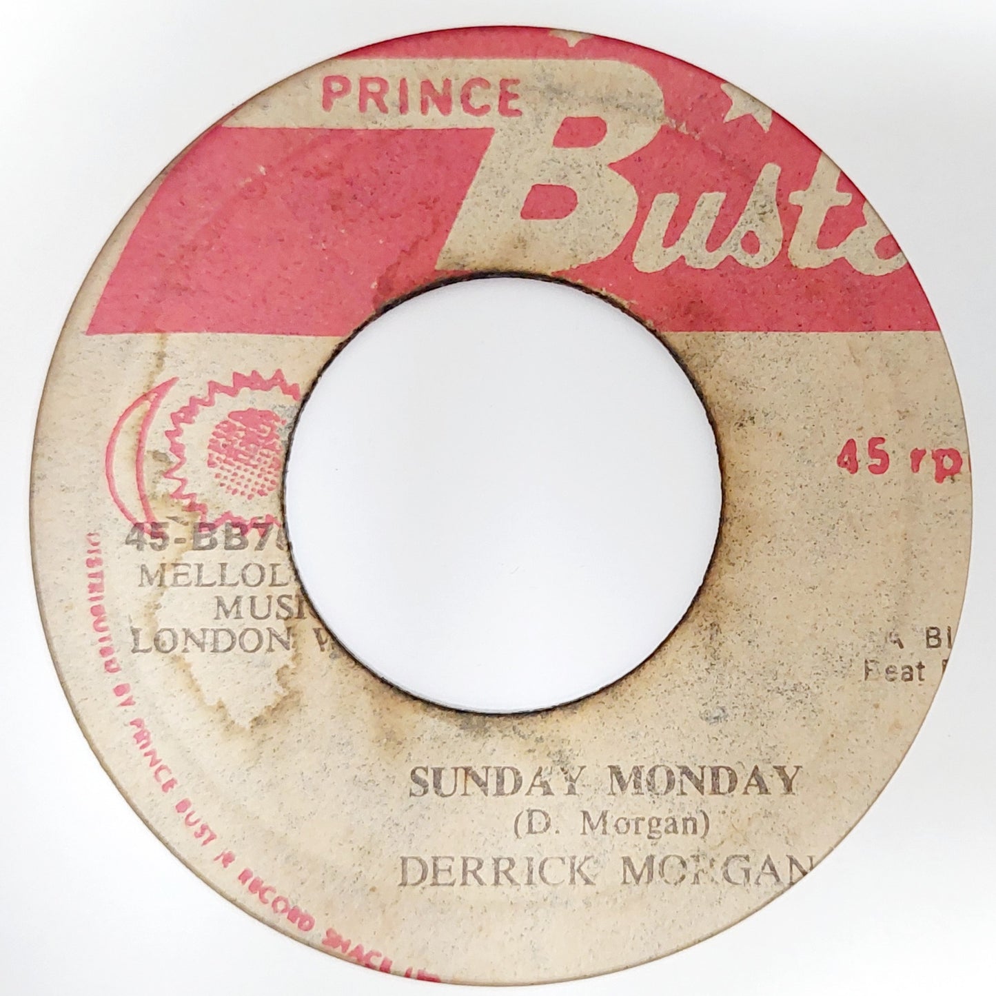 Derrick Morgan - Be Still / Sunday Monday