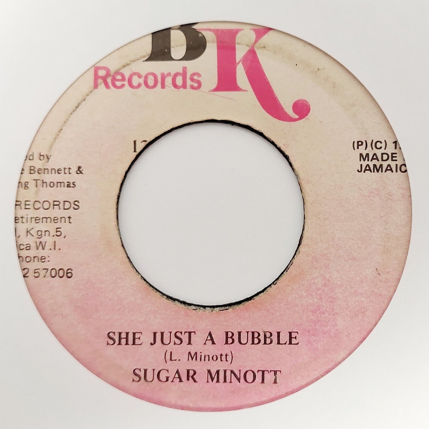 Sugar Minott - She Just A Bubble