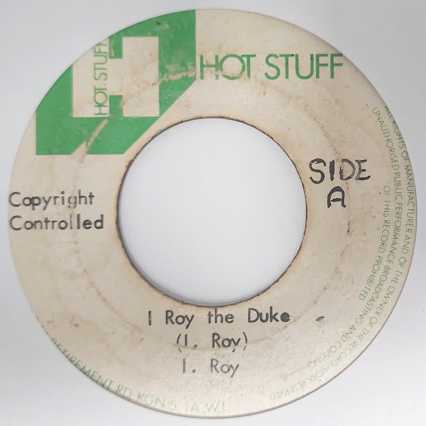 I Roy / Tommy McCook - I Roy The Duke