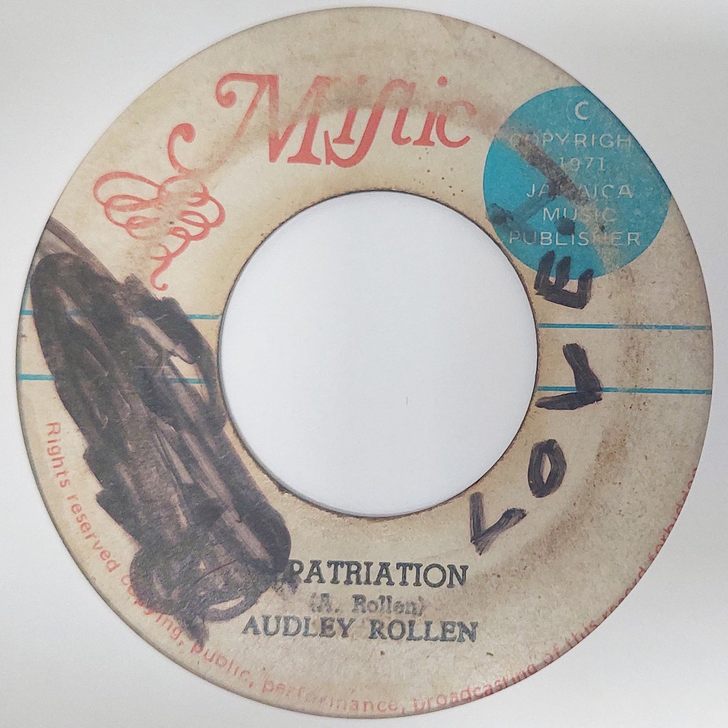 Audley Rollen / Hugh Roy Junior - Repatriation / Repatriation Version