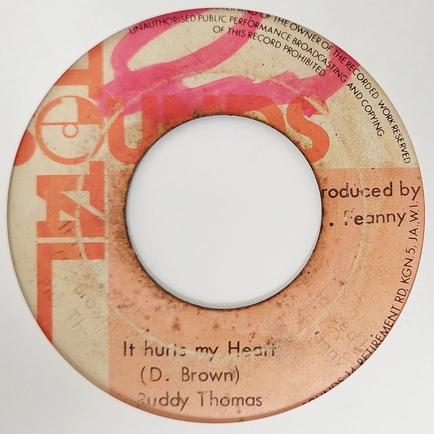 Ruddy Thomas - It Hurts My Heart