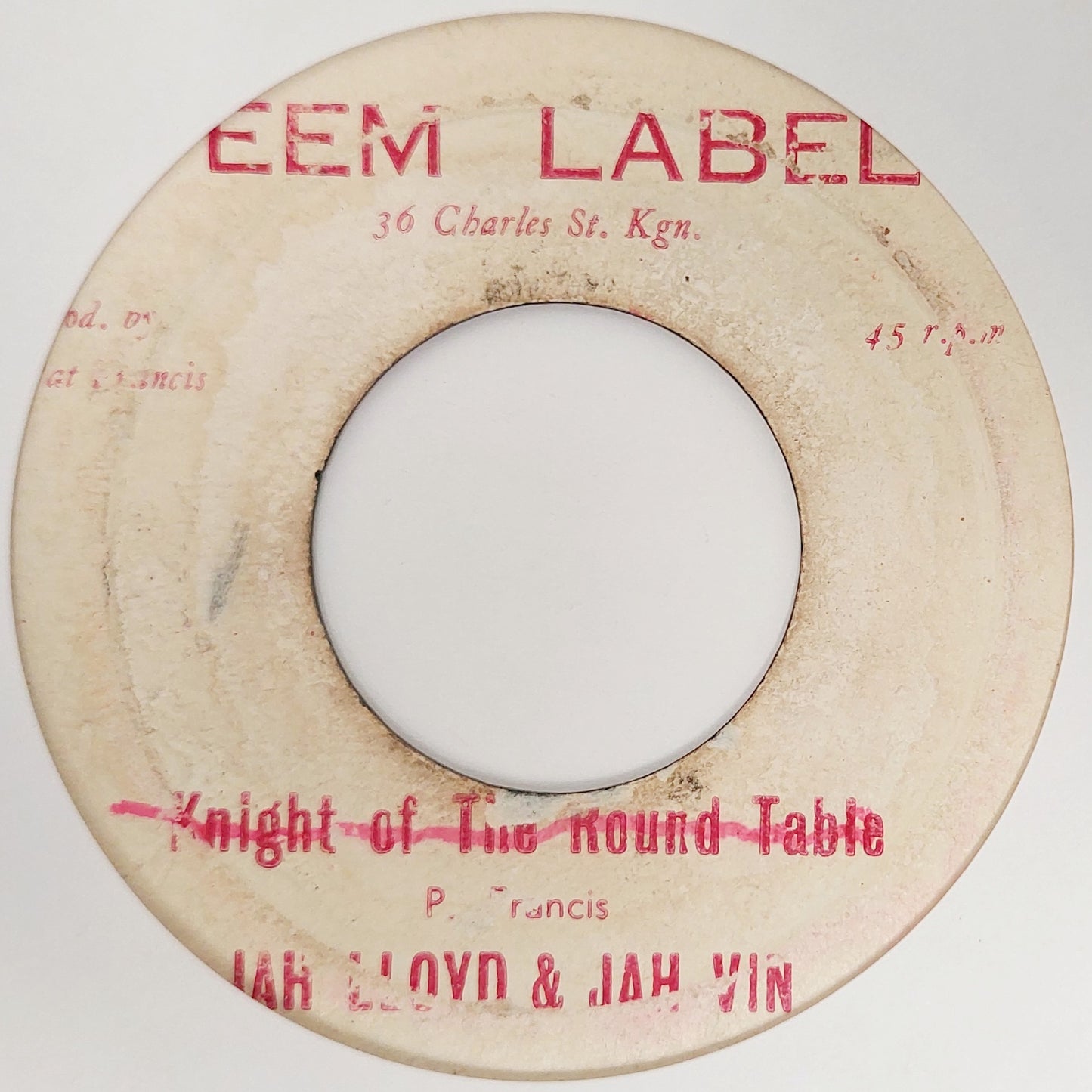 Jah Lloyd & Jah Vin / Zion Children - Knight Of The Round Table / Rasta Corner