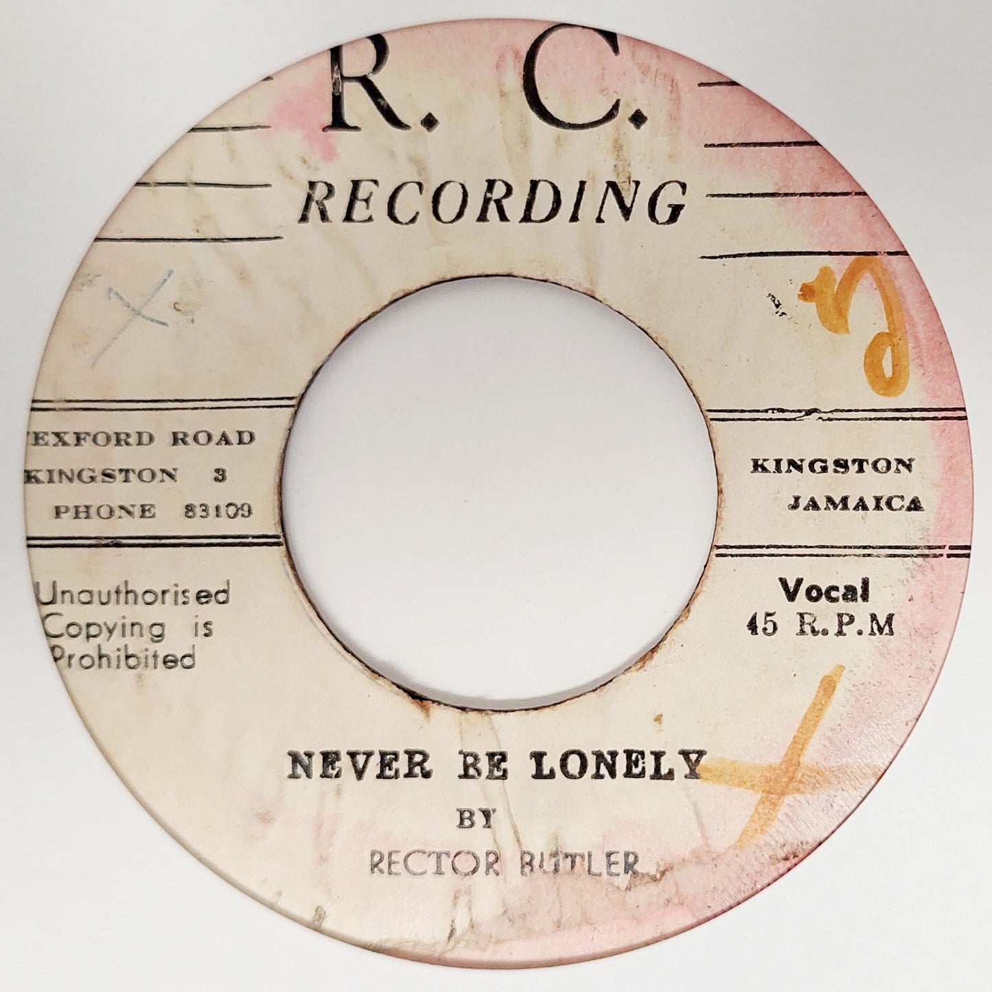 Rector Butler - Never Be Lonely