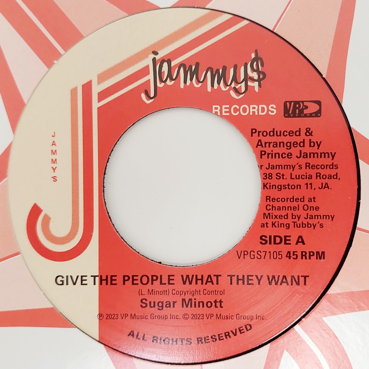 Sugar Minott / Prince Jammy - Give The People What They Want / Brothers Of The Blade