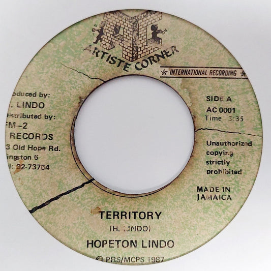 Hopeton Lindo - Territory