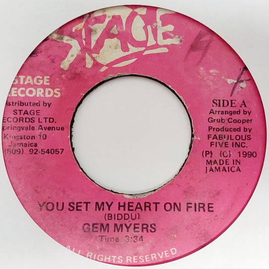 Gem Myers - You Set My Heart On Fire