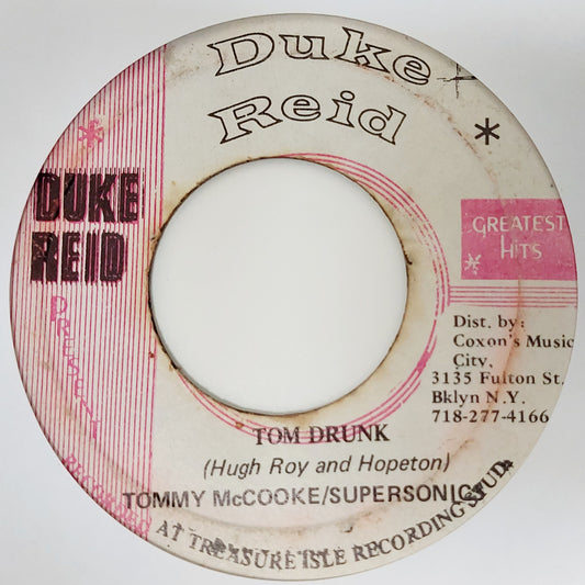 Hugh Roy And Hopeton / Tommy McCooke & Supersonics - Tom Drunk / Mabroke