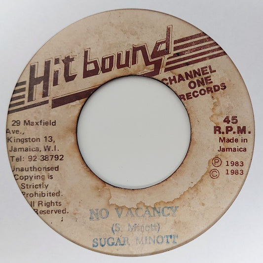 Sugar Minott - No Vacancy