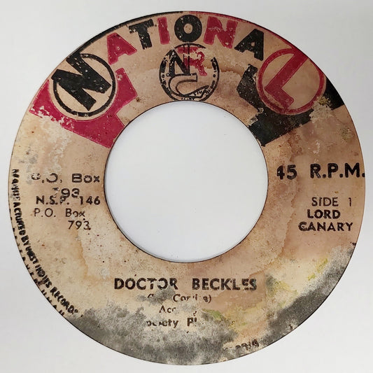 Lord Canary & Society Playboys - Doctor Beckles / Come Go