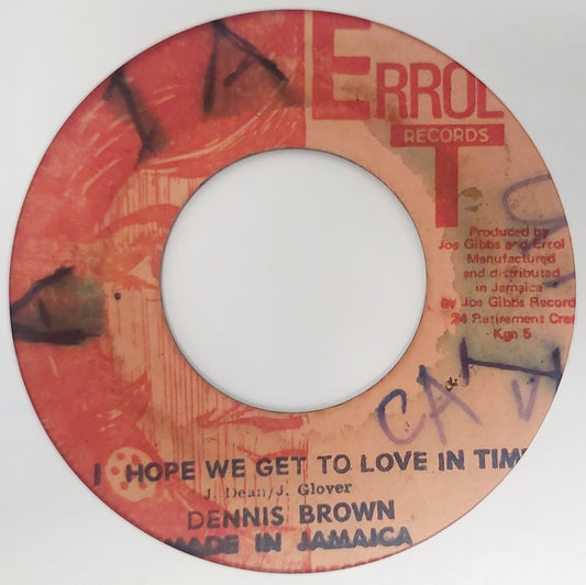 Dennis Brown - I Hope We Get To Love In Time