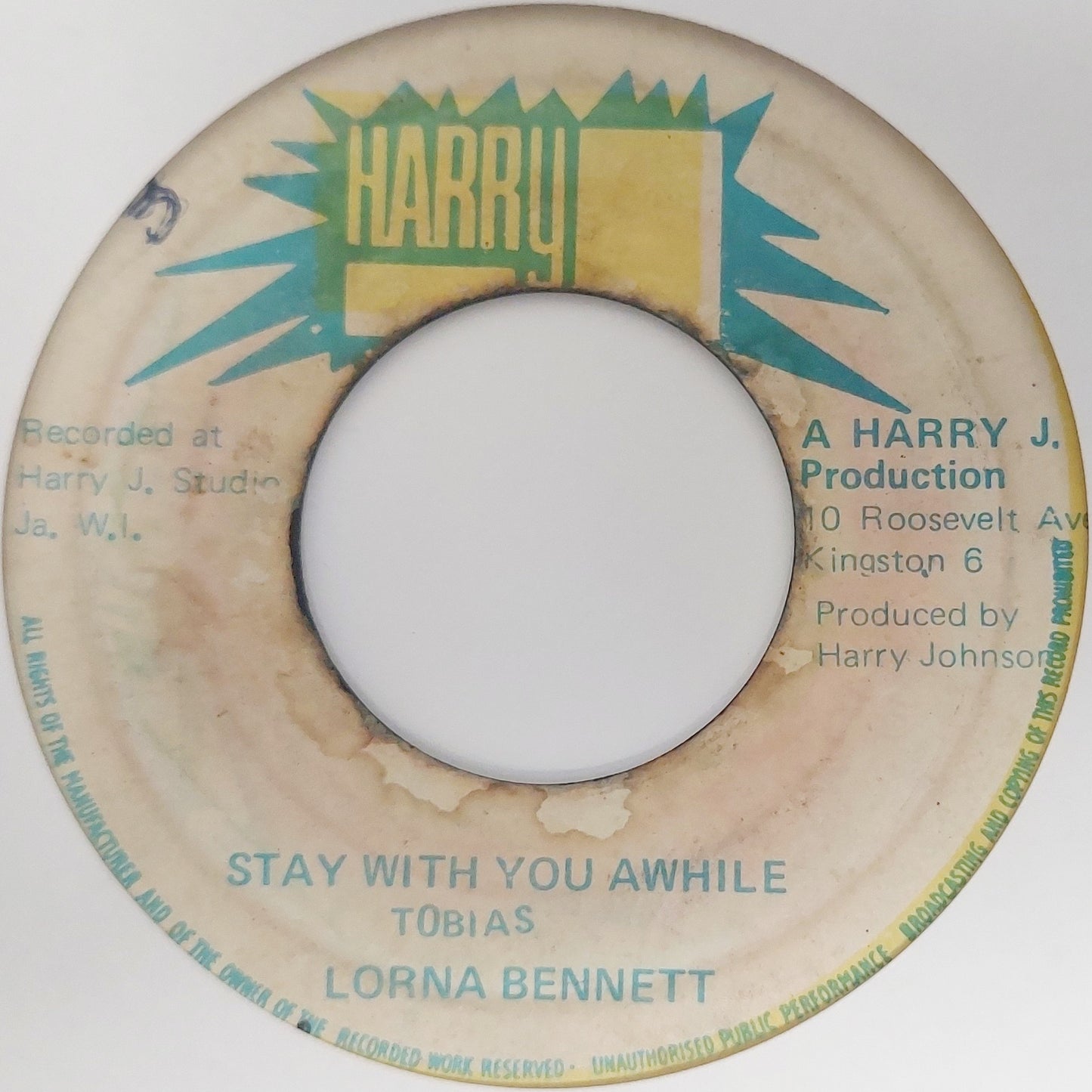 Lorna Bennett ‎- Stay With You Awhile