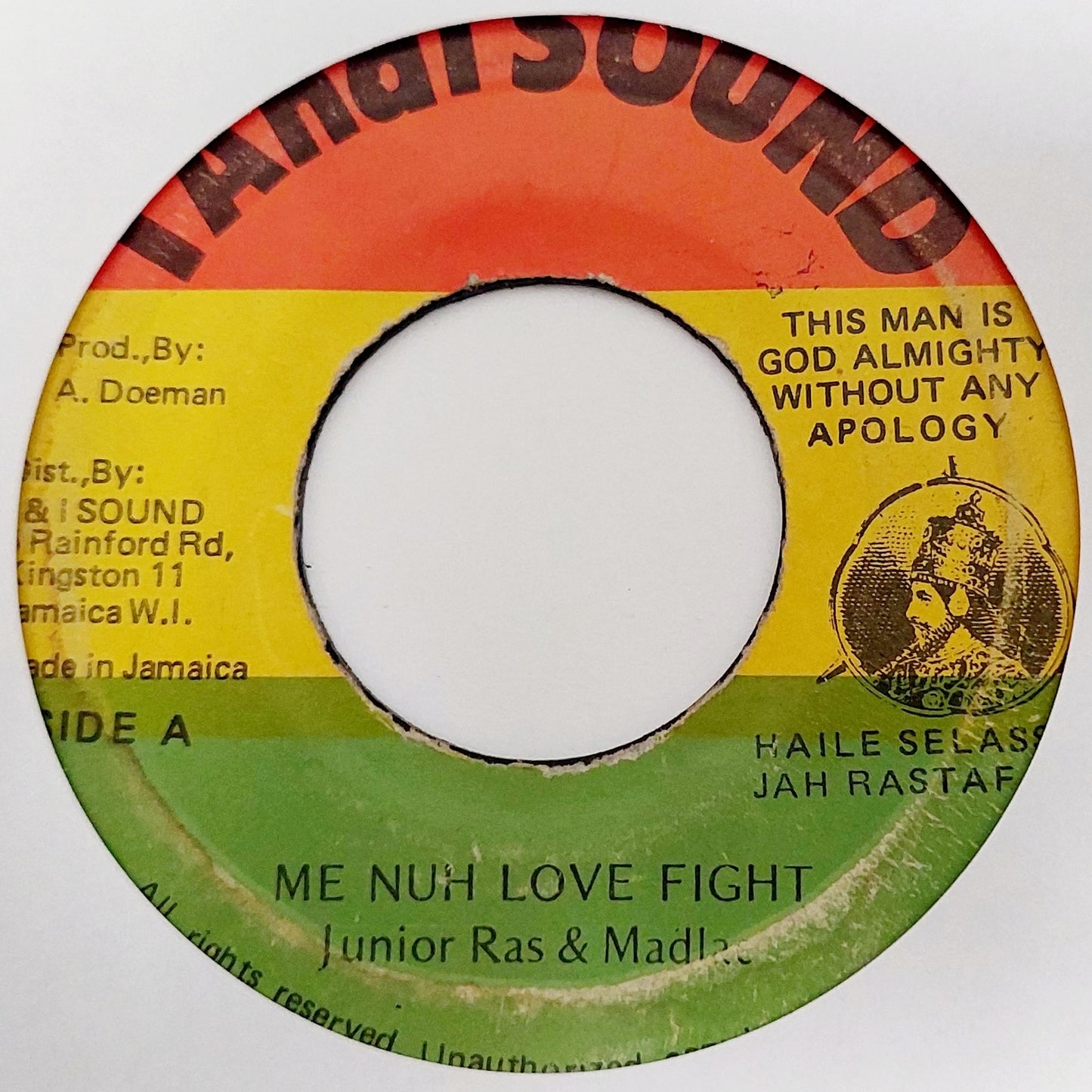 Junior Ras & Madlac - Me Nuh Love Fight