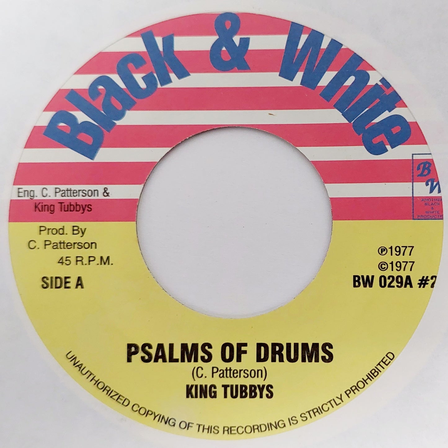 King Tubby - Psalms Of Drums / Disc Jockey Skank