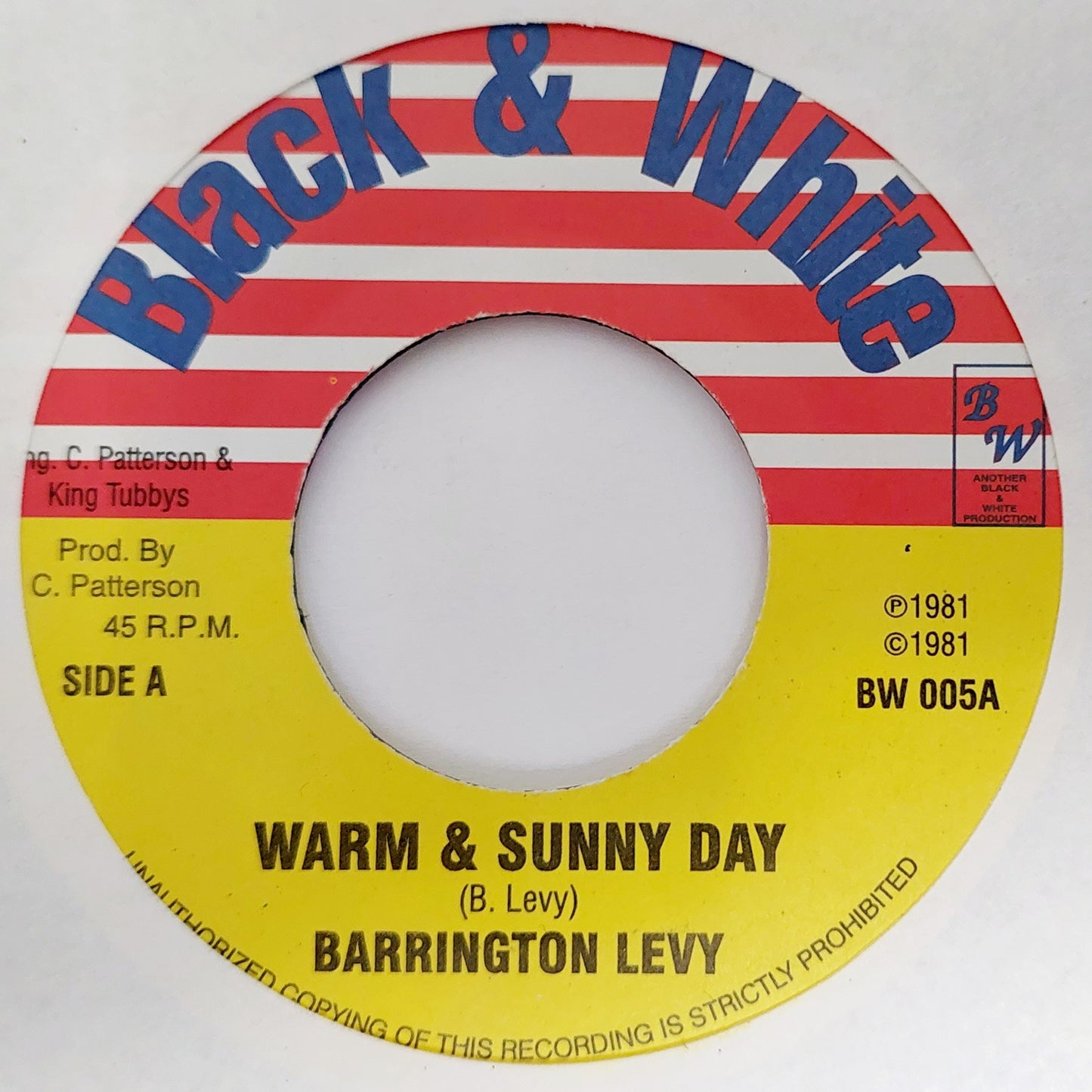 Barrington Levy - Warm And Sunny Day