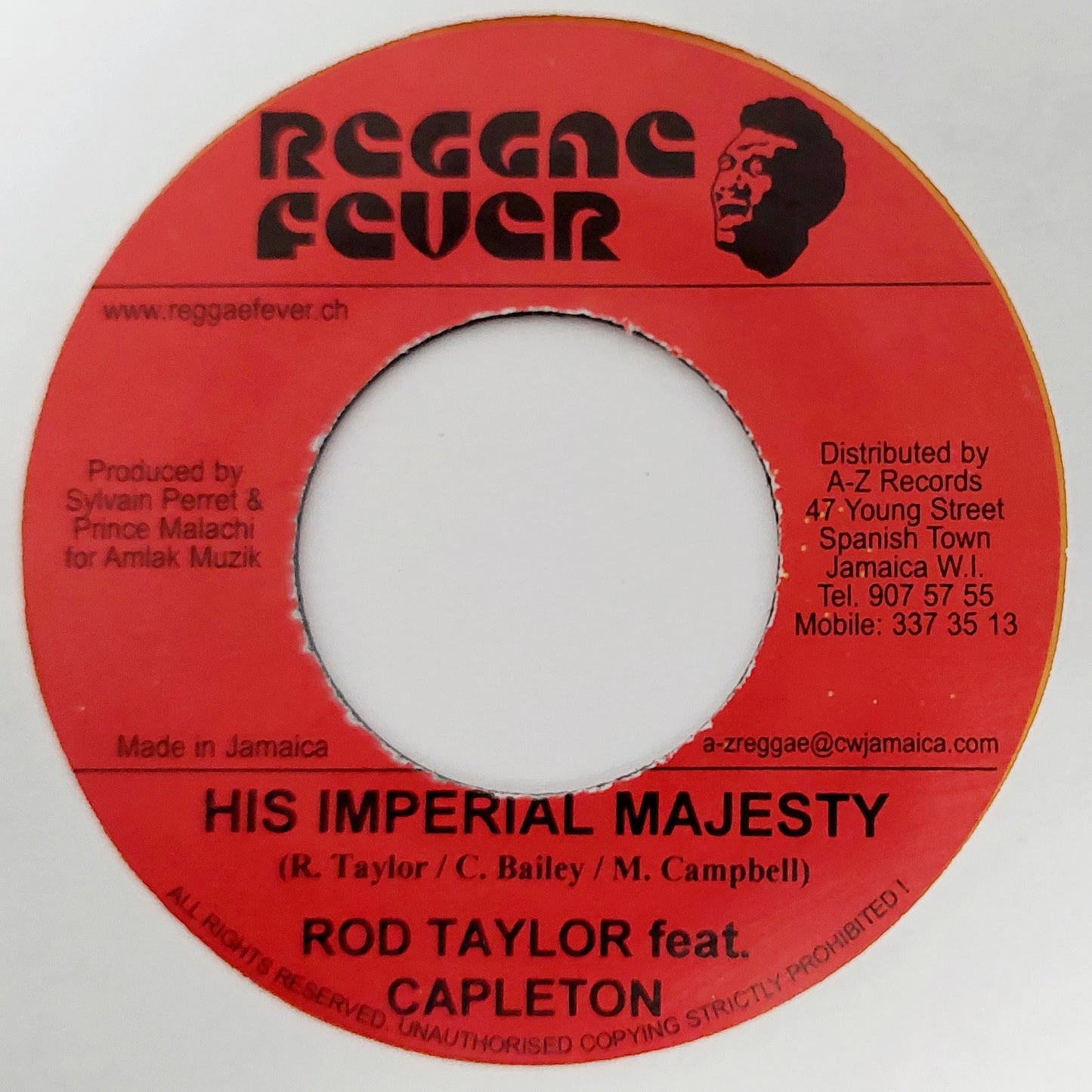 Rod Taylor Feat. Capleton - His Imperial Majesty