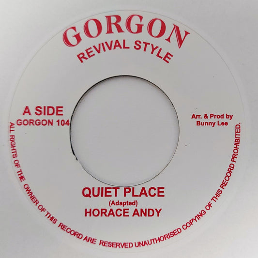 Horace Andy / King Tubby & The Aggrovators - Quiet Place / Dub Place