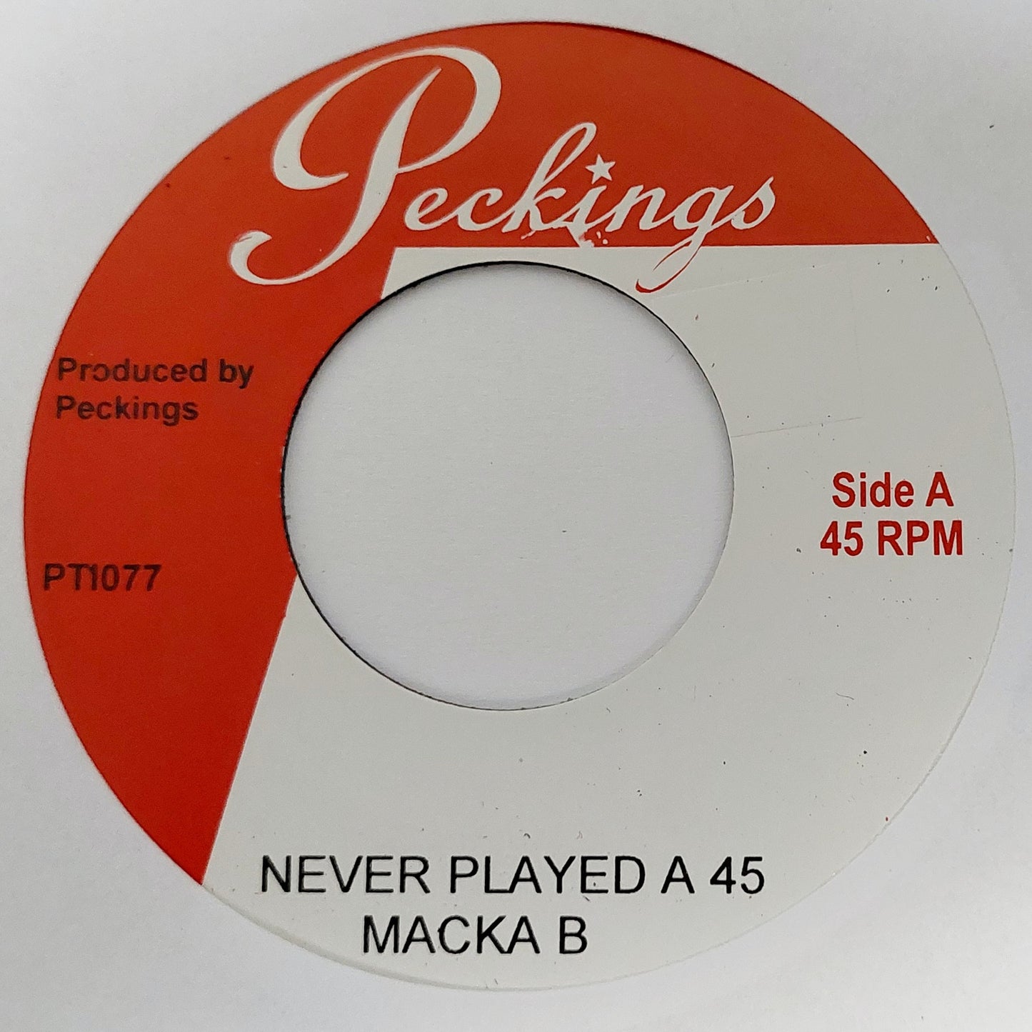 Macka B / Leanna ‎- Never Played A 45 / Grapevine