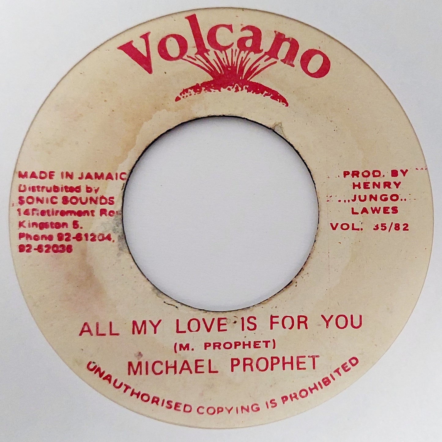 Michael Prophet - All My Love Is For You