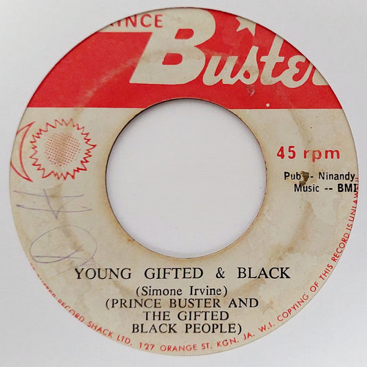Prince Buster And The Gifted Black People - Young Gifted & Black / Blacker Black