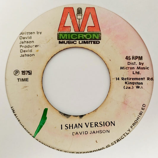 David Jahson ‎- I Shan Version