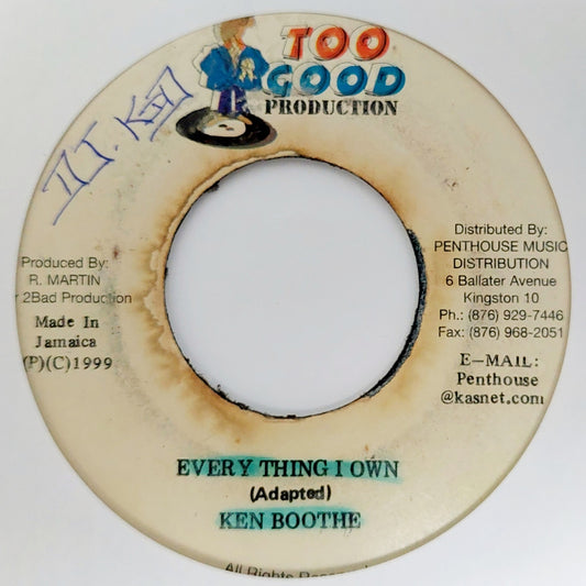 Ken Boothe - Everything I Own (Dancehall Cut)