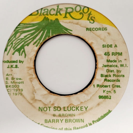 Barry Brown - Not So Luckey