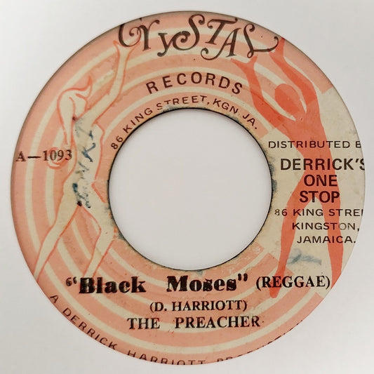 The Preacher & Crystalites - Black Moses (Reggae) / Moses (Version)