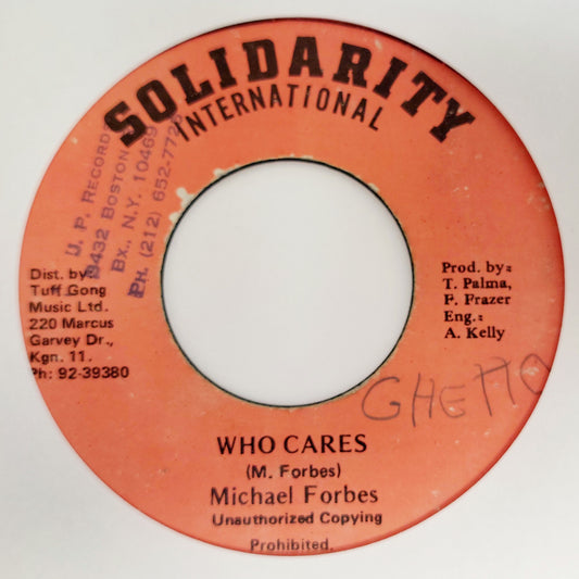 Michael Forbes - Who Cares