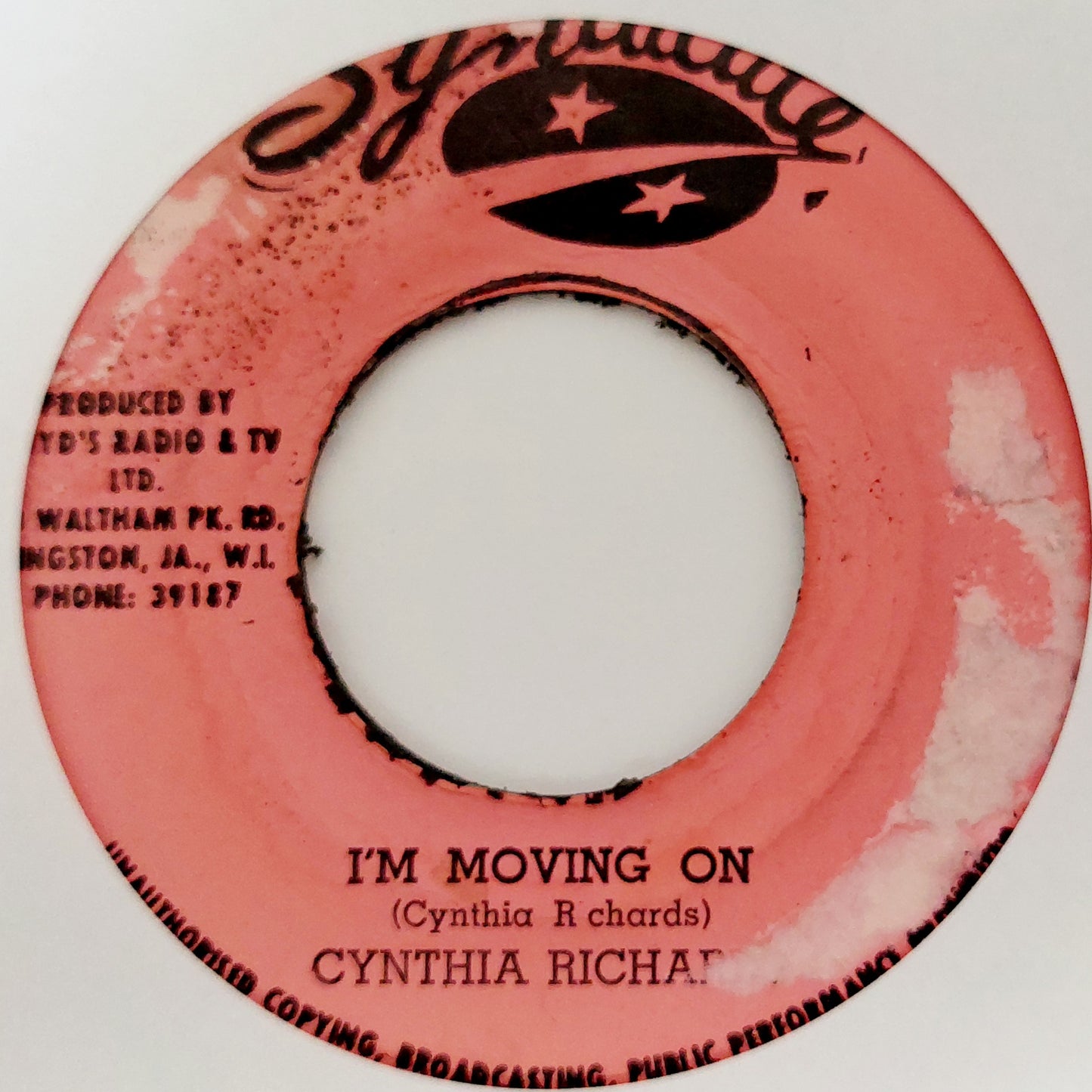 Cynthia Richards - I'm Moving On