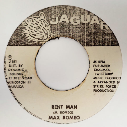 Max Romeo / Mafia & Fluxie - Rent Man / Rent Man Version