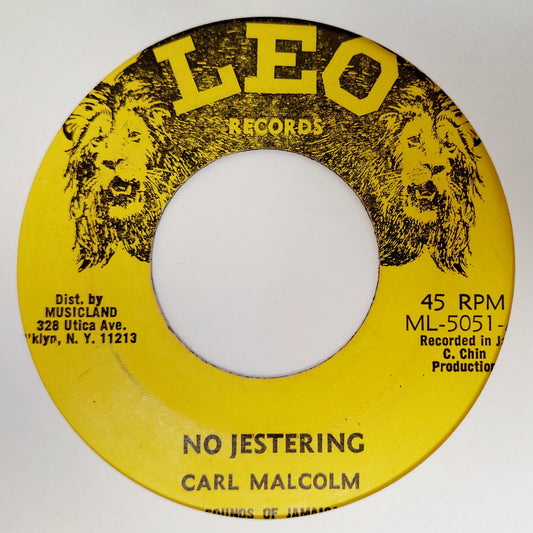 Carl Malcolm - No Jestering